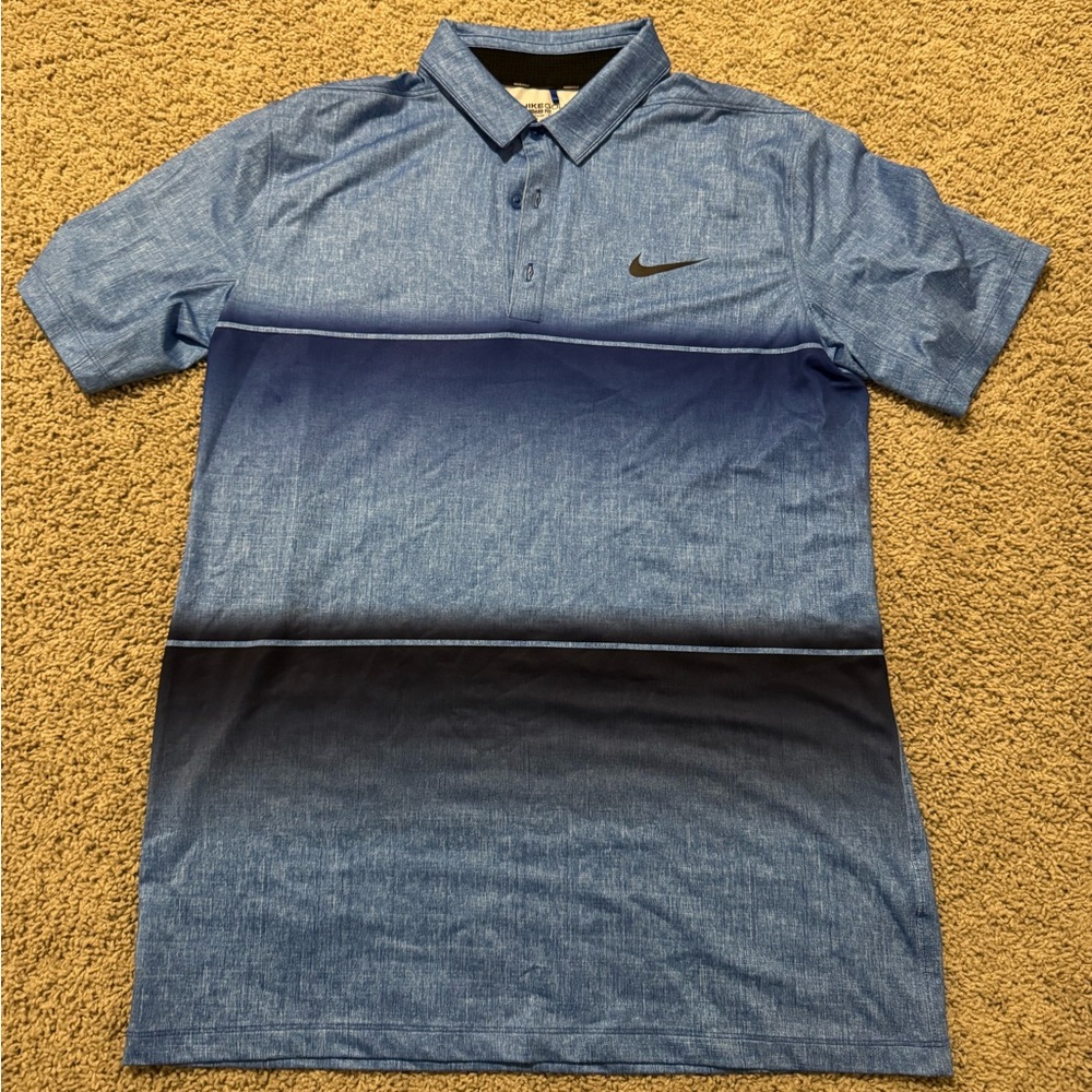 Nike Men's Gradient Blue Polo Shirt